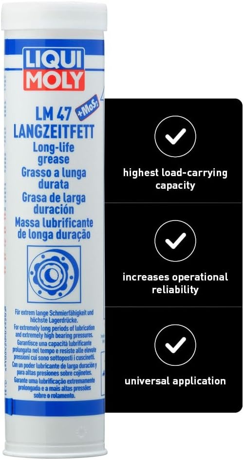 Langdurig Smeervet LM 47 met MoS2 van Liqui Moly 400 g Wit S - 28% korting