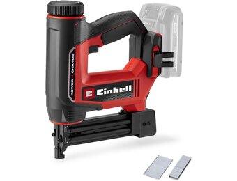 Einhell Accu Tacker TE-CN 18/32 Li Solo - 2-in-1 Spijker- en Nietmachine - Rood