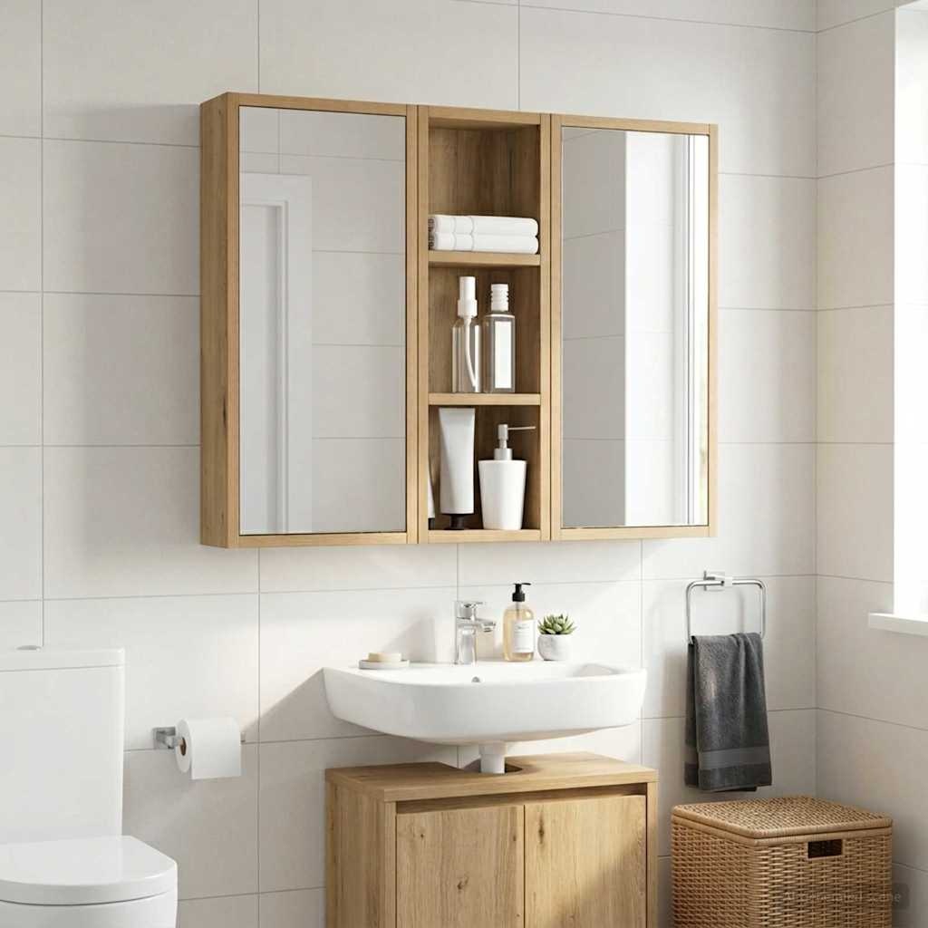 Badkamer wandkast wandgemonteerd 20 x 10 x 60,5 cm Zwart M - 23% korting