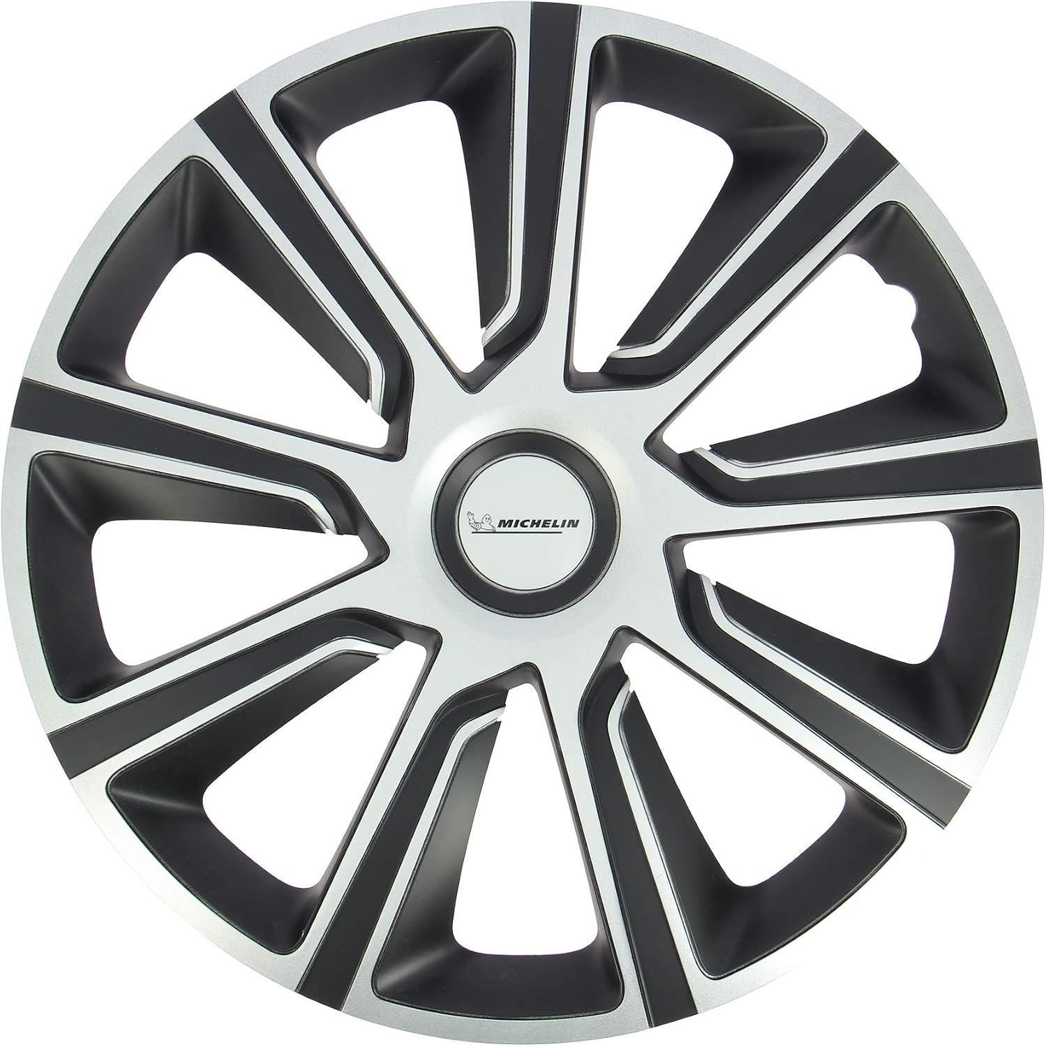 Wieldoppen set van 4 14 inch NVS 49 tweekleurig Zwart grjjs M - 24% korting