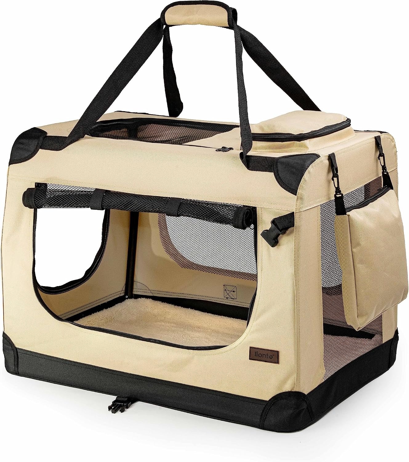 Opvouwbare Hondenbench voor Auto & Thuis 50x34x36 cm Beige - 23% korting