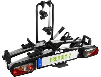 Eufab Premium 2 fietsendrager trekhaak 2 fietsen e-bikes opvouwbaar 25% korting