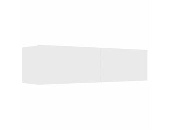 Tv-meubel 120x30x30 cm bewerkt hout wit - 24% korting
