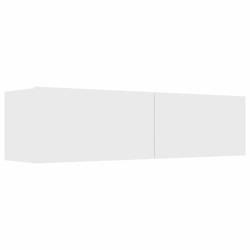 Tv-meubel 120x30x30 cm bewerkt hout wit - 24% korting