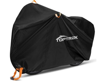 Waterdichte fietsenhoes toptrek 210D Oxford 200x110x70 cm zwart - 22% korting