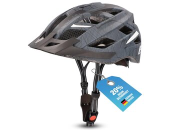 FISCHER Urban Plus Brooklyn Fietshelm - Maat L/XL (58-61 cm) - Antraciet Mat