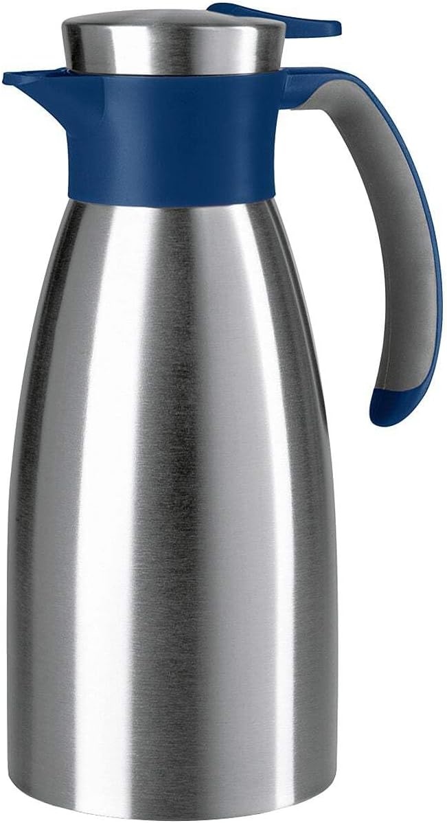 Emsa Soft Grip thermoskan, 1 liter, roestvrij staal, lekvrij N4120100