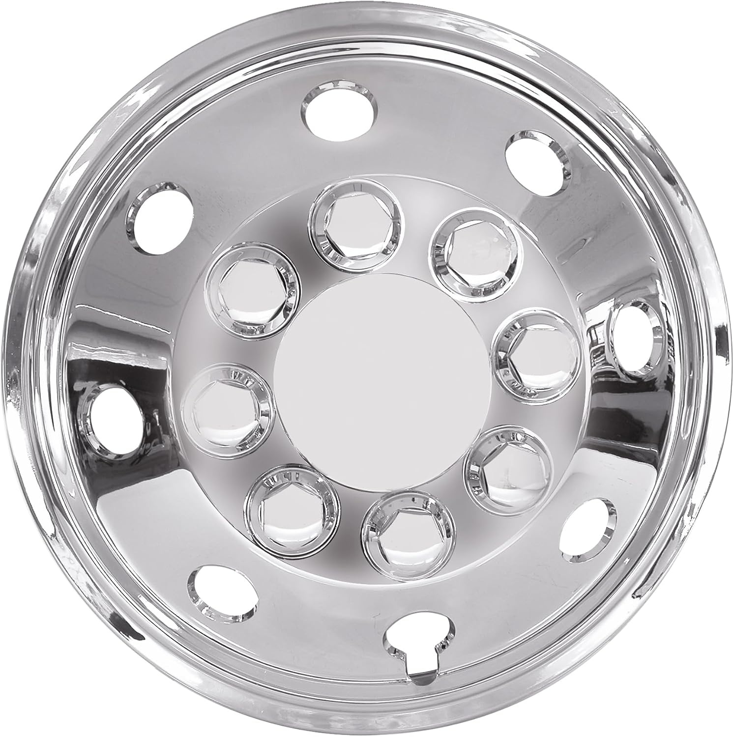 Carpoint Wieldoppenset Chroom Bolvormig 15" - Maat 15 inch