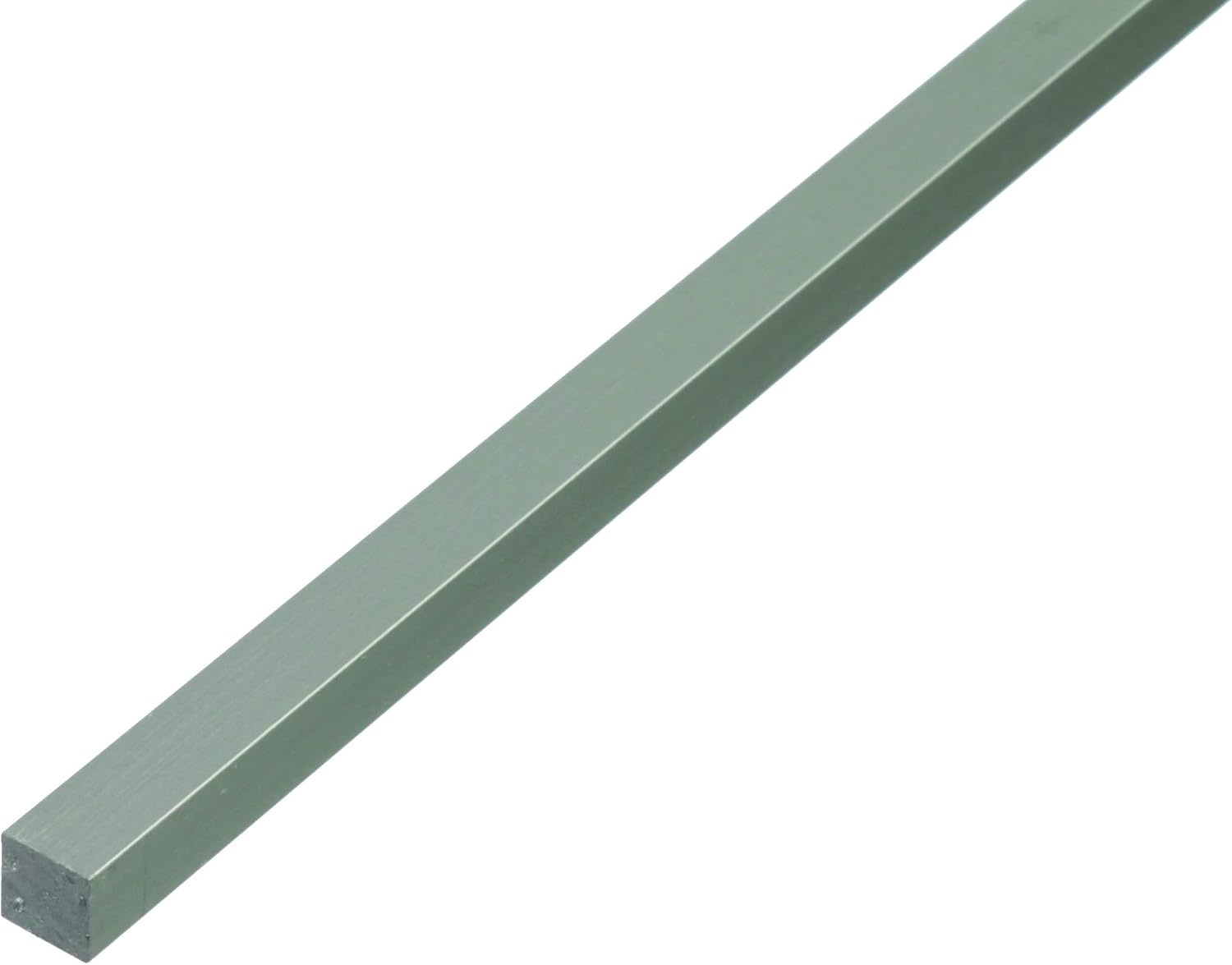 Alberts Aluminium Vierkantstange 1000 x 10 x 10 mm - Natuur