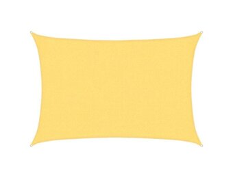 vidaXL Zonnezeil 160 g/m² 2,5x4 m HDPE beige