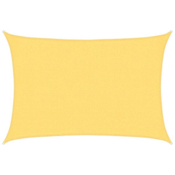 vidaXL Zonnezeil 160 g/m² 2,5x4 m HDPE beige
