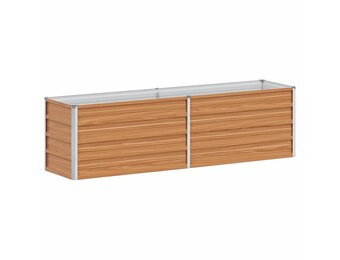 vidaXL Verhoogde plantenbak Licht Bruin 160 x 40 x 45 cm