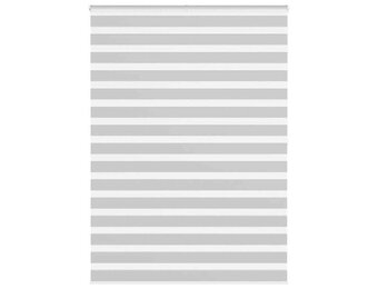 vidaXL Zebra rolgordijn 160x200 cm stofbreedte 155,9 cm lichtgrijs