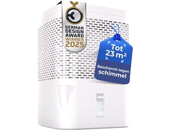 BonAura AirOne Luchtontvochtiger Off White - Voor ruimtes tot 23 m²