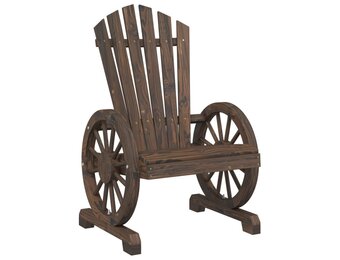 vidaXL Tuinstoel Adirondack massief vurenhout