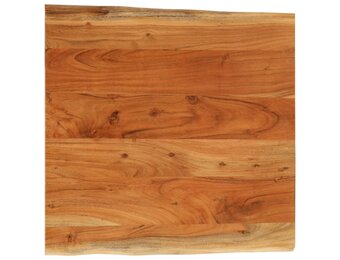 vidaXL Tafelblad vierkant natuurlijke rand 40x40x3,8 cm acaciahout