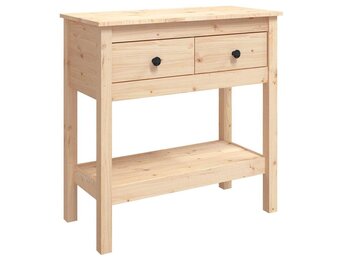 vidaXL Wandtafel 75x35x75 cm massief grenenhout