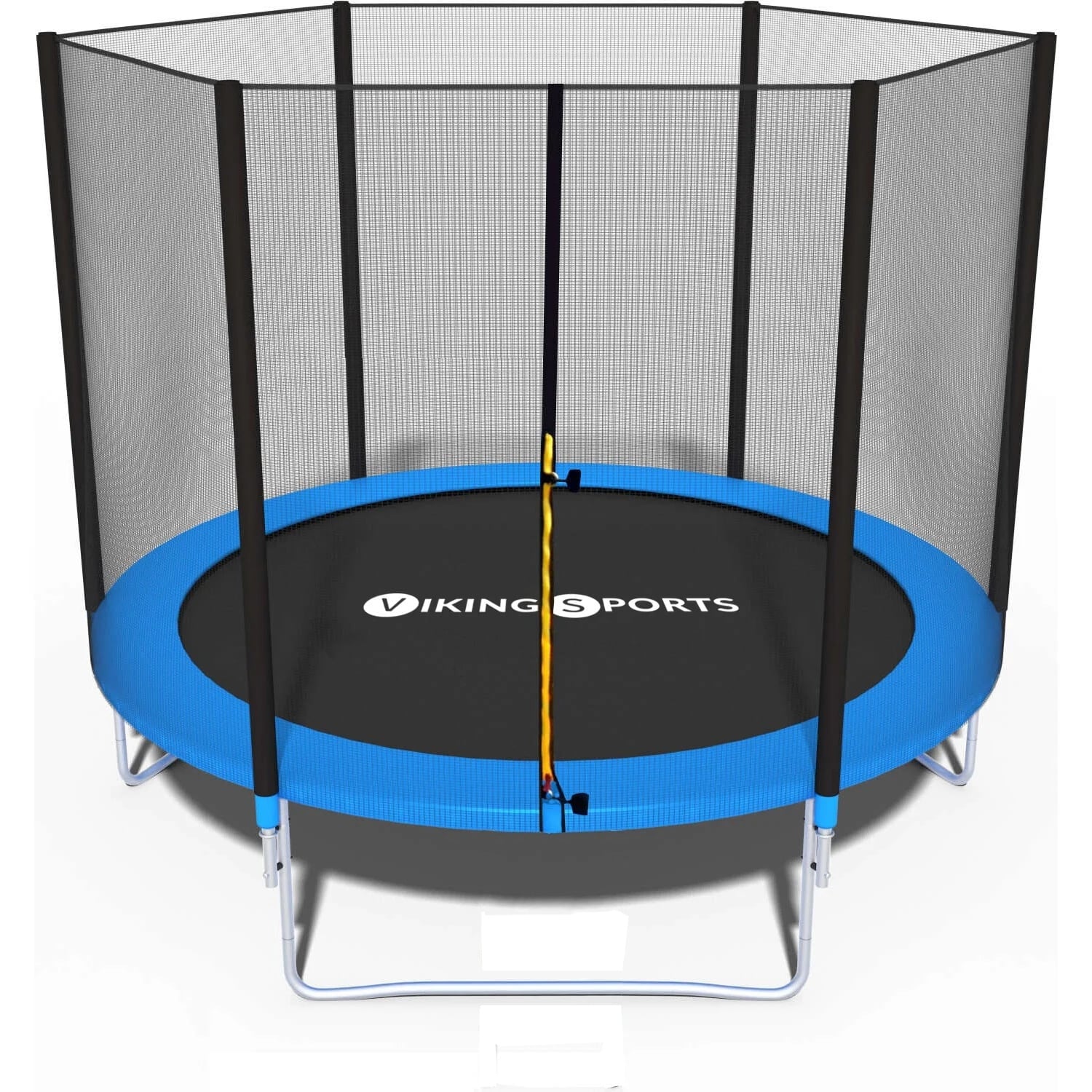 Trampoline - blauw - 244 cm - met net- tot 120 KG