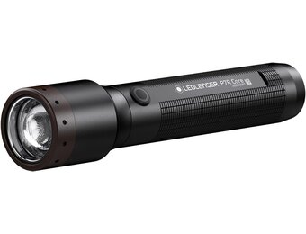 Ledlenser P7R Core allround-zaklamp LED, 1400 lumen, oplaadbaar met 21700 lithium-batterij, waterdicht IP68, focusseerbaar, verlichtingsbereik 300 m, Constant Light-tech., magnetische USB-laadkabel