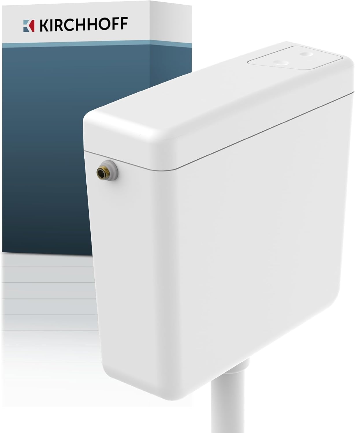 KIRCHHOFF Witte Opbouwspoelbak - 6-9 Liter - Universeel Installeerbaar