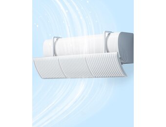 Winddeflector voor airconditioning, universeel, tegen direct blazen, verstelbaar, winddeflector voor airconditioning, voor thuis/kantoor BANJEKT