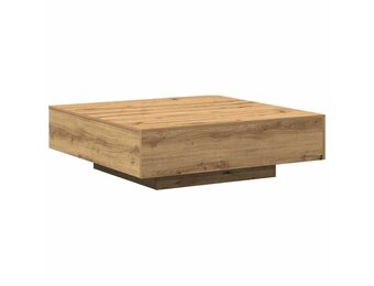 vidaXL Salontafel Artisan Eiken 100 x 100 x 31 cm