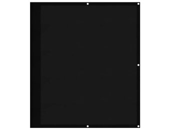 vidaXL Balkonscherm 120x700 cm 100% oxford polyester zwart