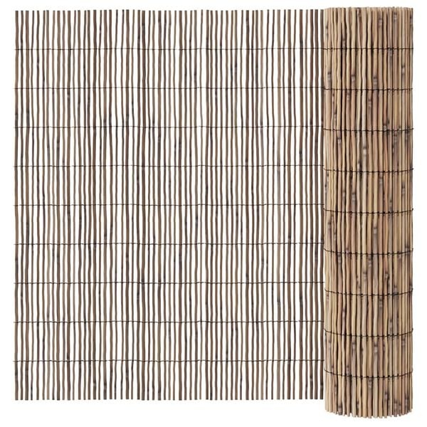 vidaXL Tuinhek 400 x 90 cm Riet Naturel