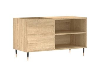 vidaXL Platenkast 85x38x48 cm bewerkt hout sonoma eikenkleurig