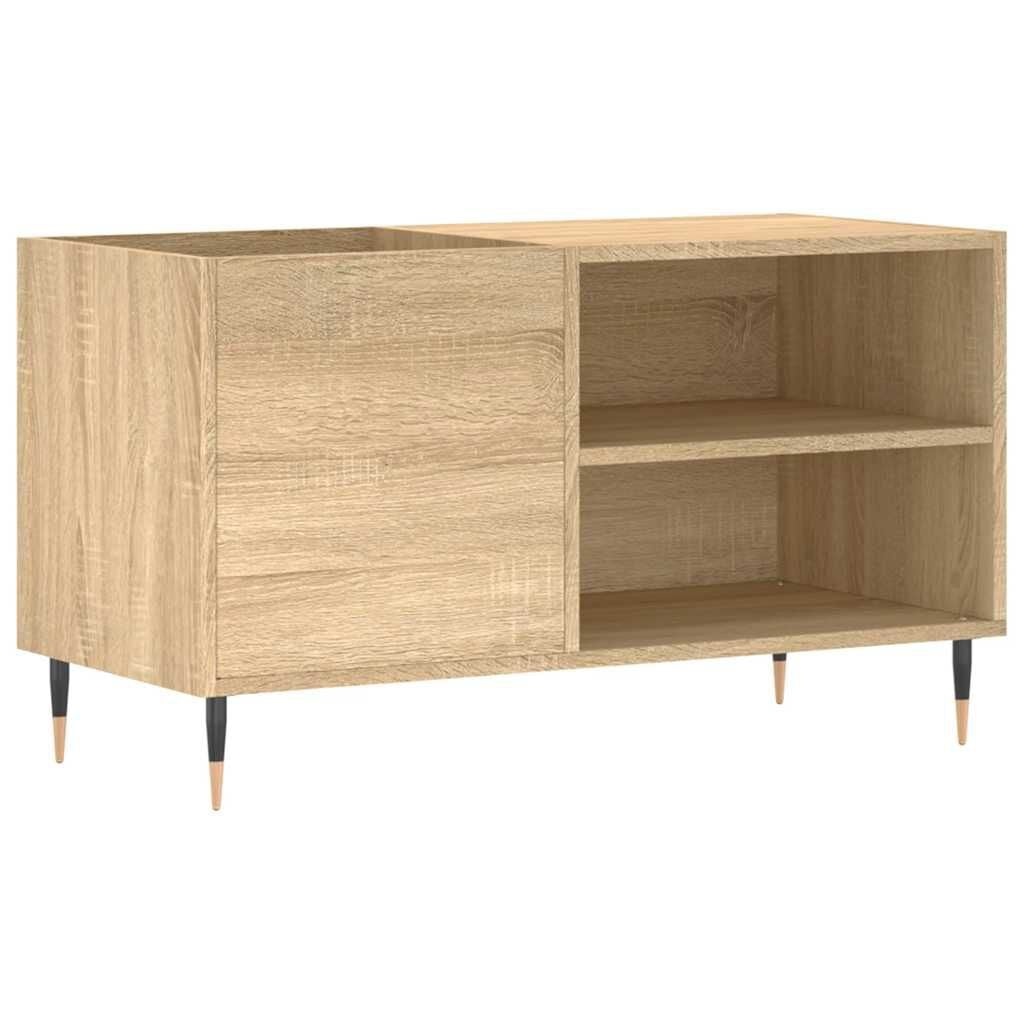 vidaXL Platenkast 85x38x48 cm bewerkt hout sonoma eikenkleurig