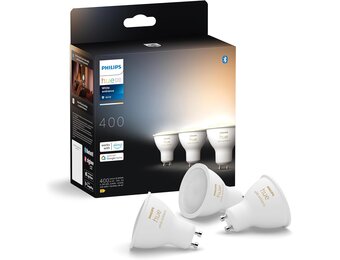 Philips Hue GU10 LED Spotlamp - 3-pack - Warm tot koel wit