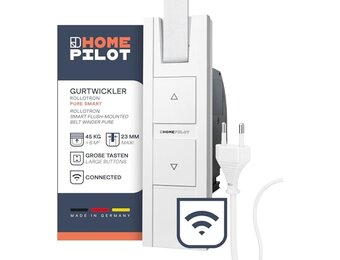 HomePilot RolloTron Pure Smart Elektrische Rolluikbandopwinder - Inbouw - Wit