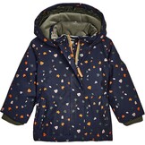 first instinct by killtec Functionele Kinderjas met Capuchon - Donkerblauw - Maat 98/104
