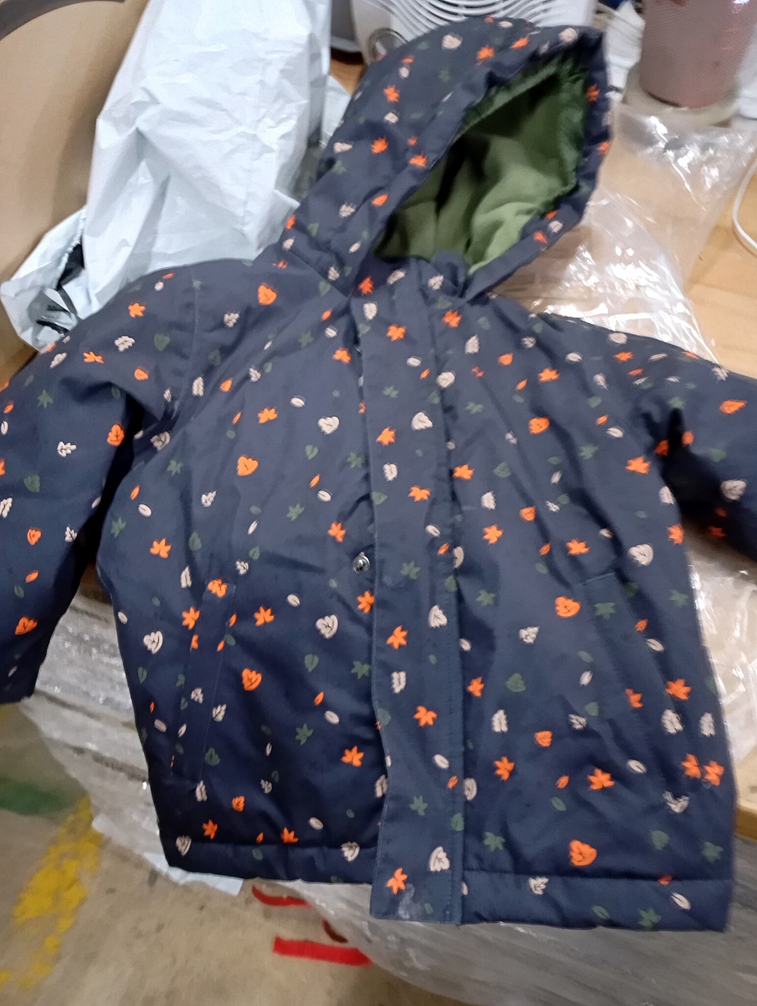 first instinct by killtec Functionele Kinderjas met Capuchon - Donkerblauw - Maat 98/104