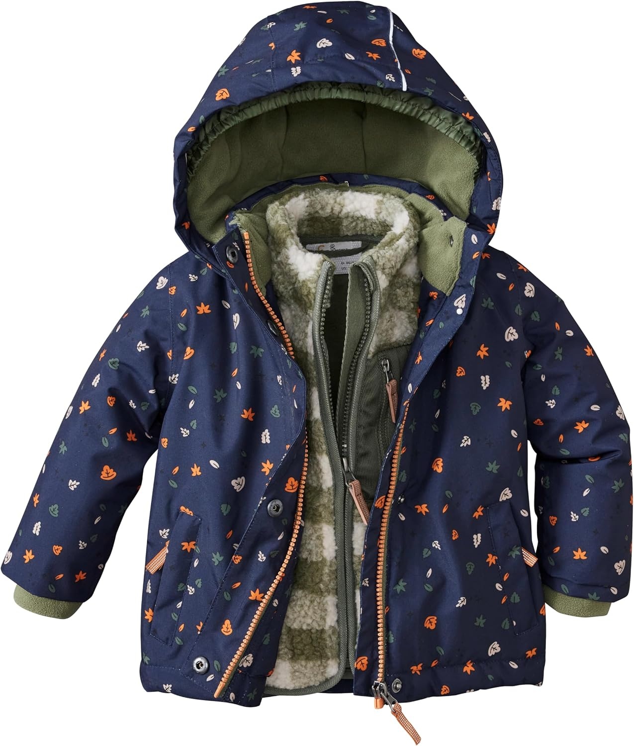 first instinct by killtec Functionele Kinderjas met Capuchon - Donkerblauw - Maat 98/104