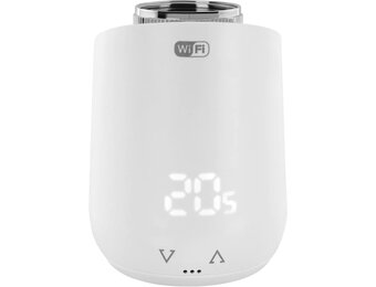 Eurotronic 700200 Comet Wifi 2021 Radiator Thermostat, Wi-Fi Heater, Compatible with Alexa, Thermostat for Controlling Room Temperature on the Go Smart Home Accessory for Saving - Maat Individueel item