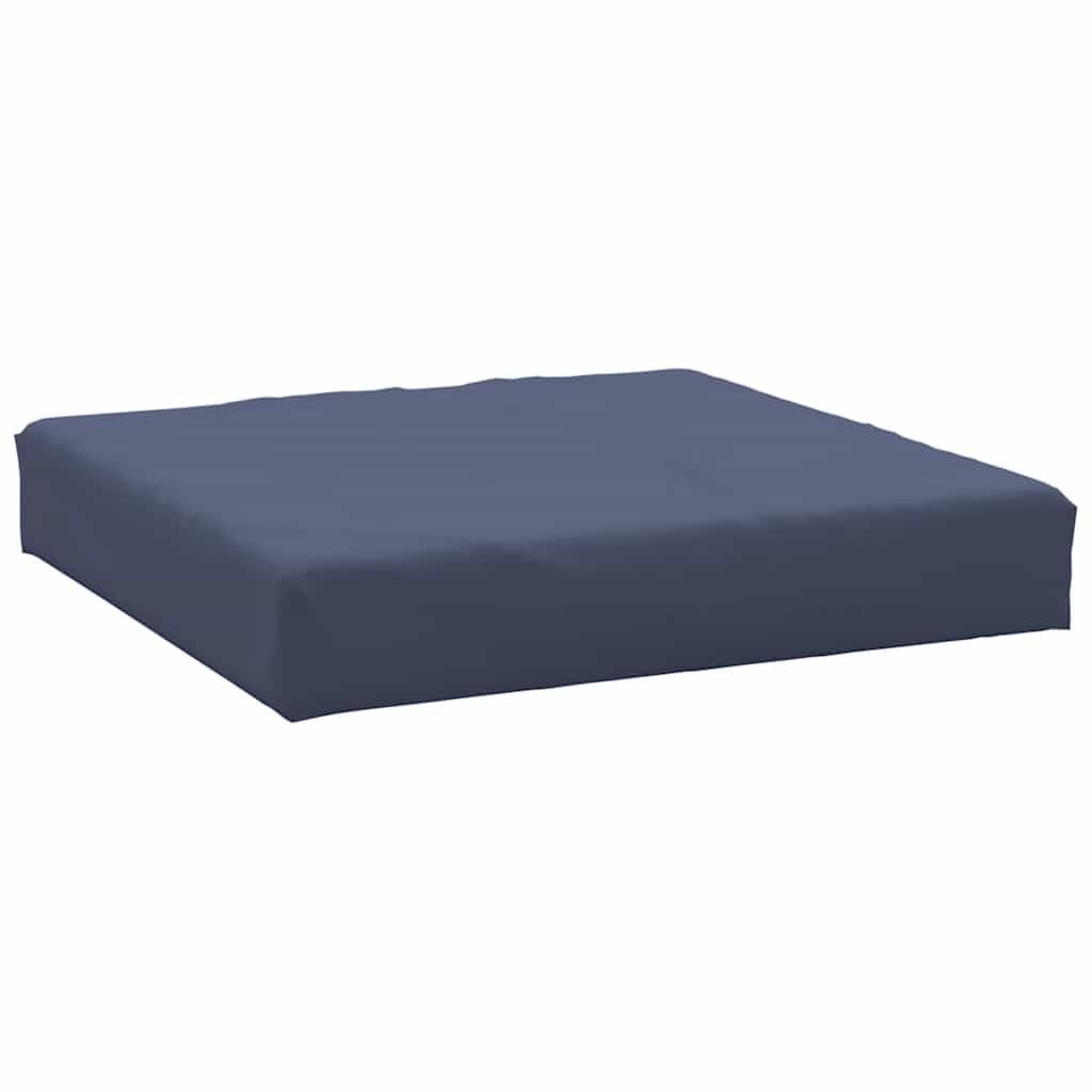 vidaXL Palletkussen 60x60x9,5 cm oxford stof marineblauw