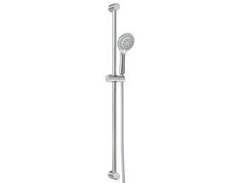 vidaXL Douchesysteem set Chroom 100 cm Roestvrij staal