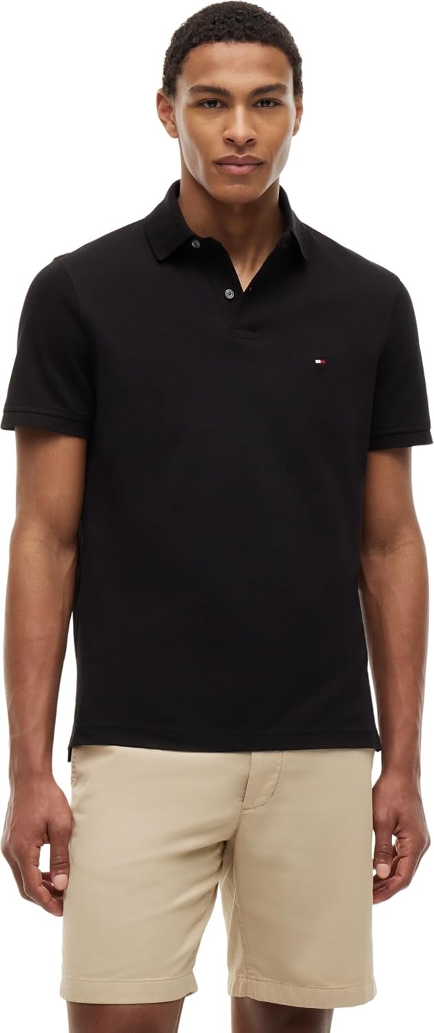 Tommy Hilfiger Men's Liquid Cotton Essential Reg Polomw0mw35585 Liquid Cotton Essential REG Polo