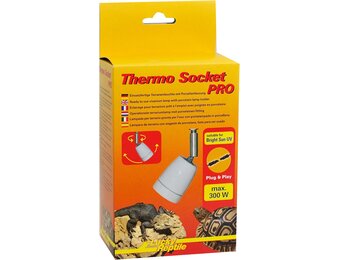 Lucky Reptile HTSP-5 Thermo Socket Pro, porseleinen fitting met scharnier, gemonteerde terrariumlamp, 1 stuk (1 stuk) - Maat 1 Stück (1er Pack)