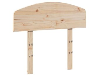 Hoofdbord 90 cm massief grenenhout onbehandeld - 23% korting