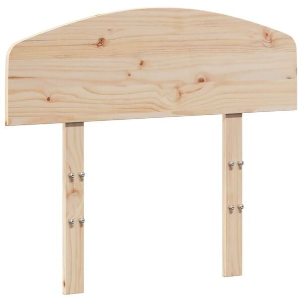 Hoofdbord 90 cm massief grenenhout onbehandeld - 23% korting