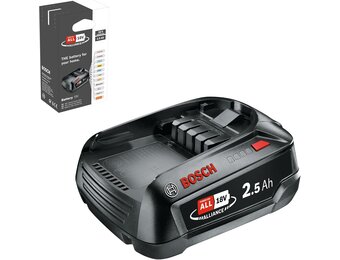 18V Bosch accu 2,5 Ah voor draadloos gereedschap - 23% korting