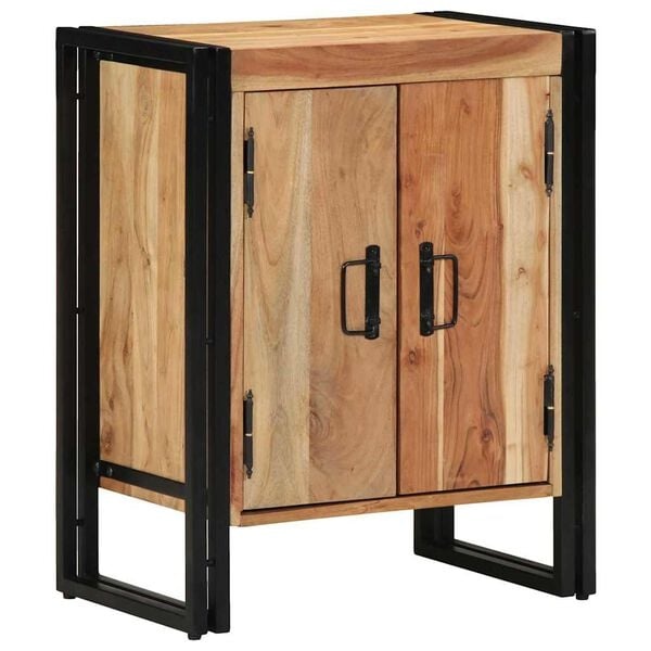 vidaXL Schoenenkast 56 x 35 x 70 cm Massief acaciahout Bruin
