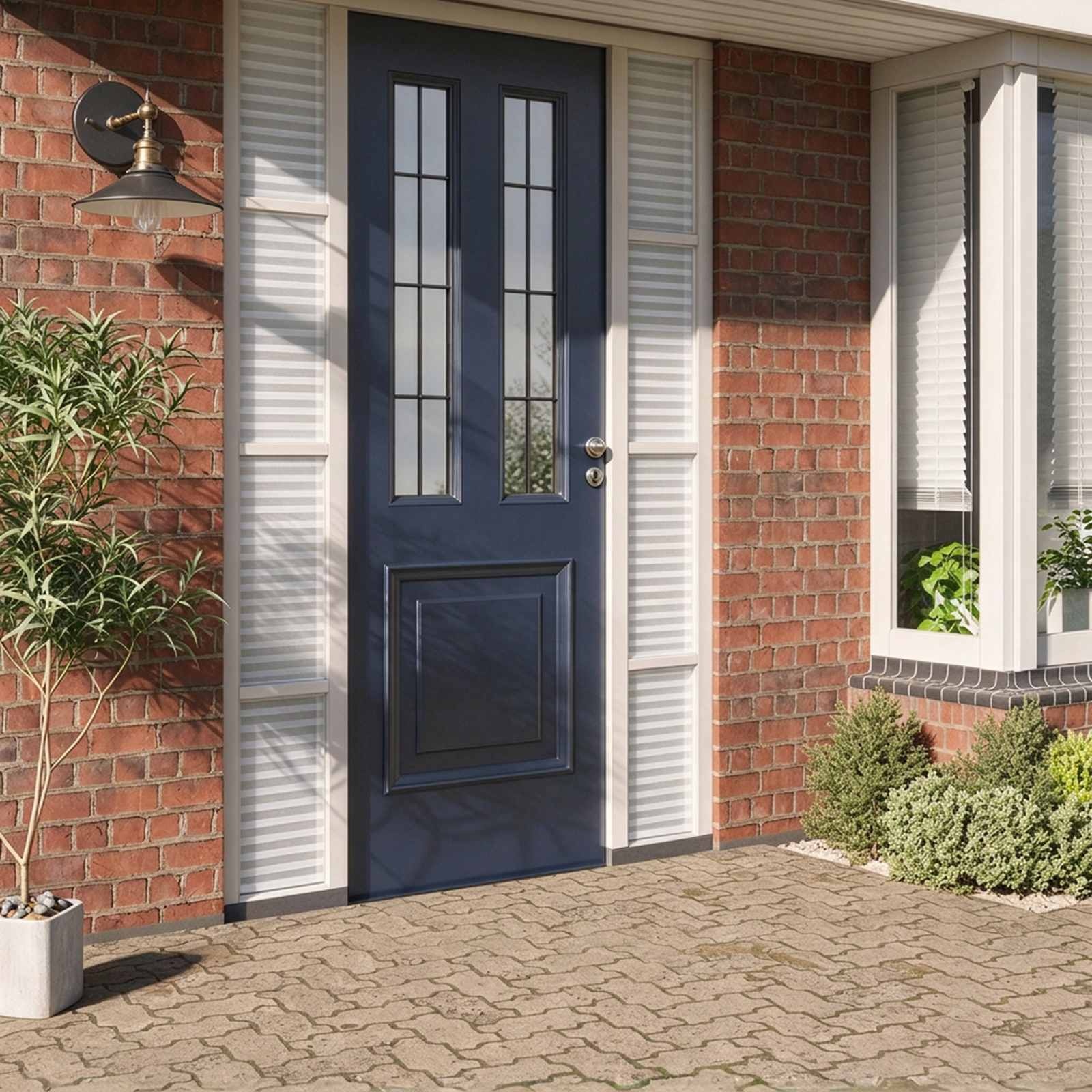 vidaXL Raamfolie strepenpatroon mat 45x2000 cm PVC