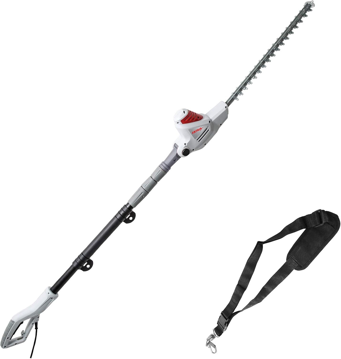 IKRA Elektrische Telescopische Heggenschaar ITHS 600 - 51 cm - Grijs