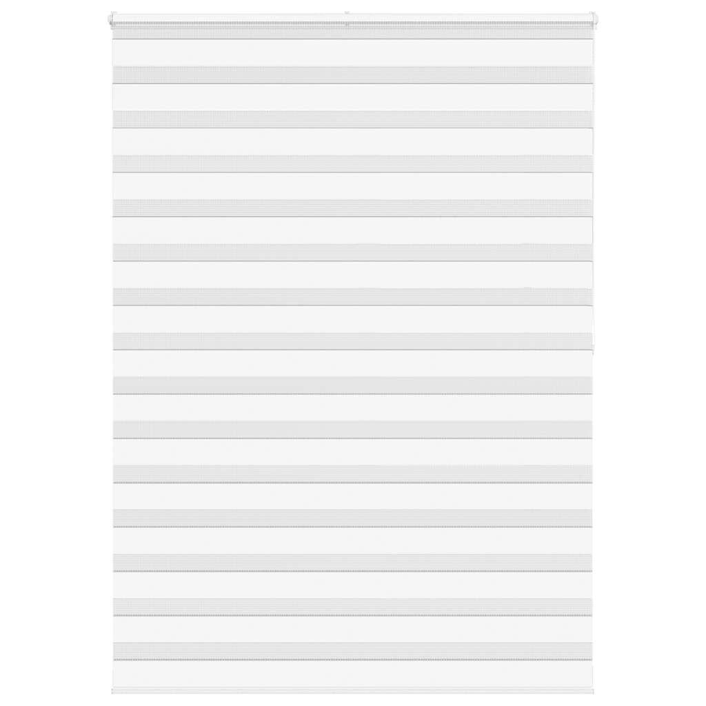 vidaXL Zebra rolgordijn 155x200 cm stofbreedte 150,9cm polyester wit