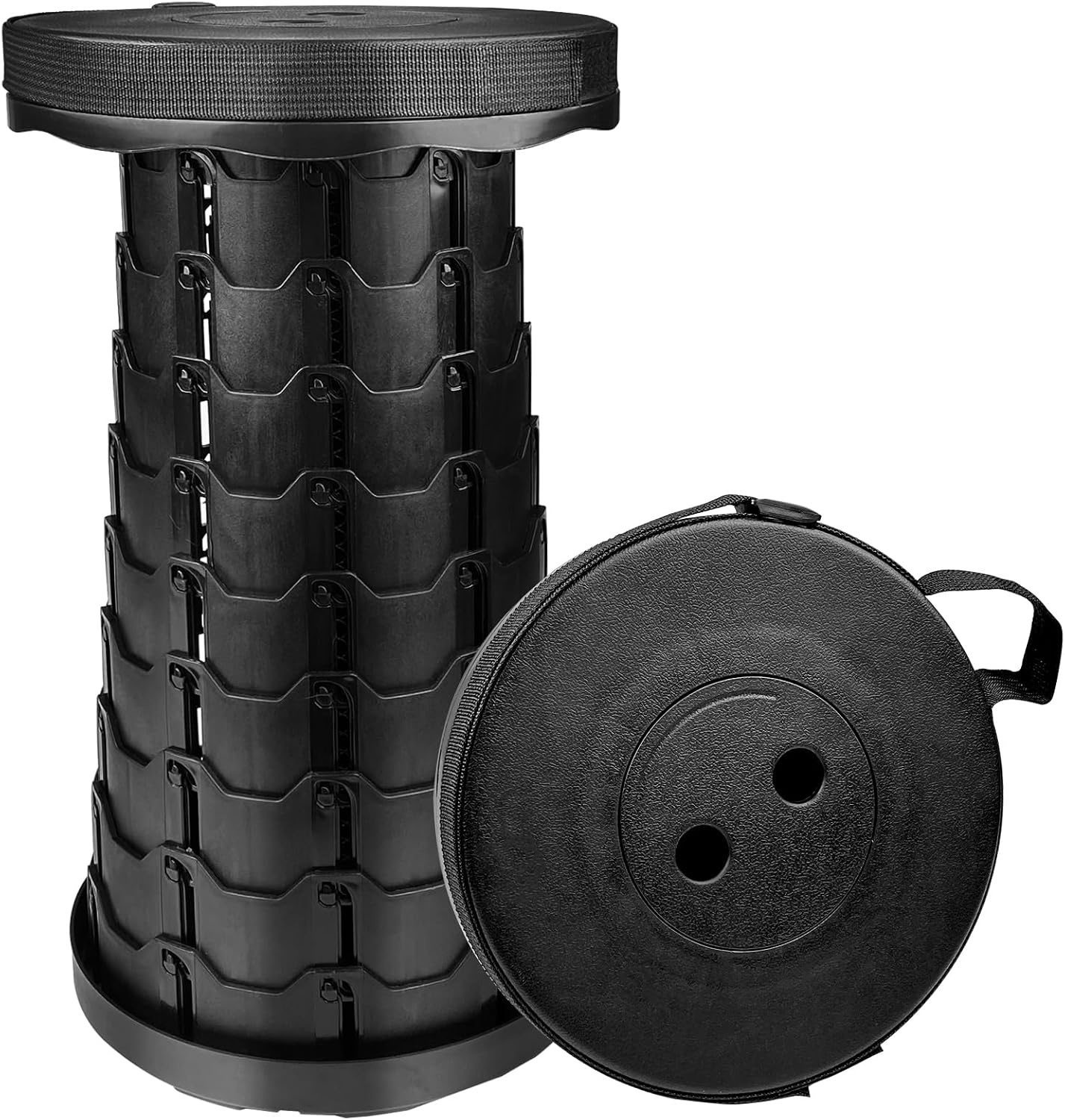Maxentico draagbare telescopische kruk, campingtabouret, kampstoelen