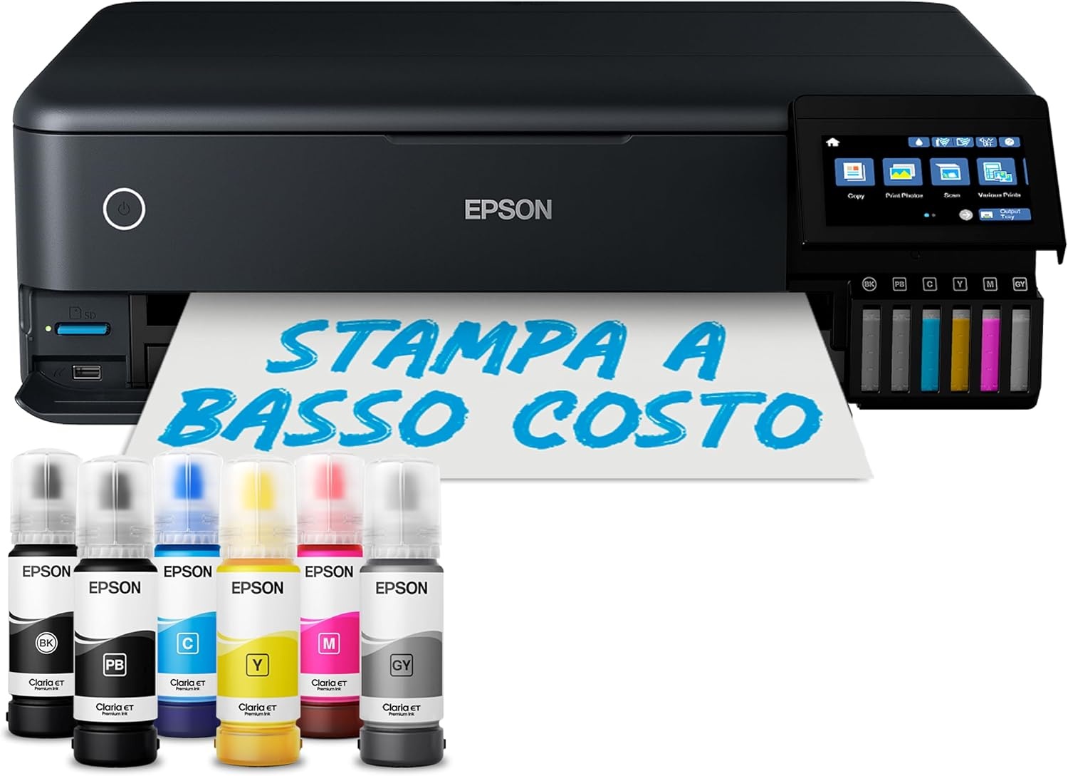 Epson EcoTank ET-8550 A3+ Fotoprinter - Multifunctioneel - Zwart