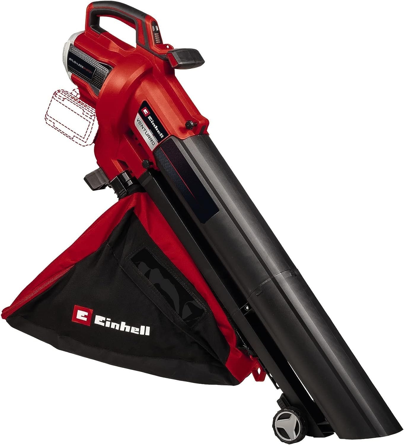 Einhell Professional Accu-bladzuiger VENTURRO 36/240 - Geel - 36V - Zonder accu en oplader